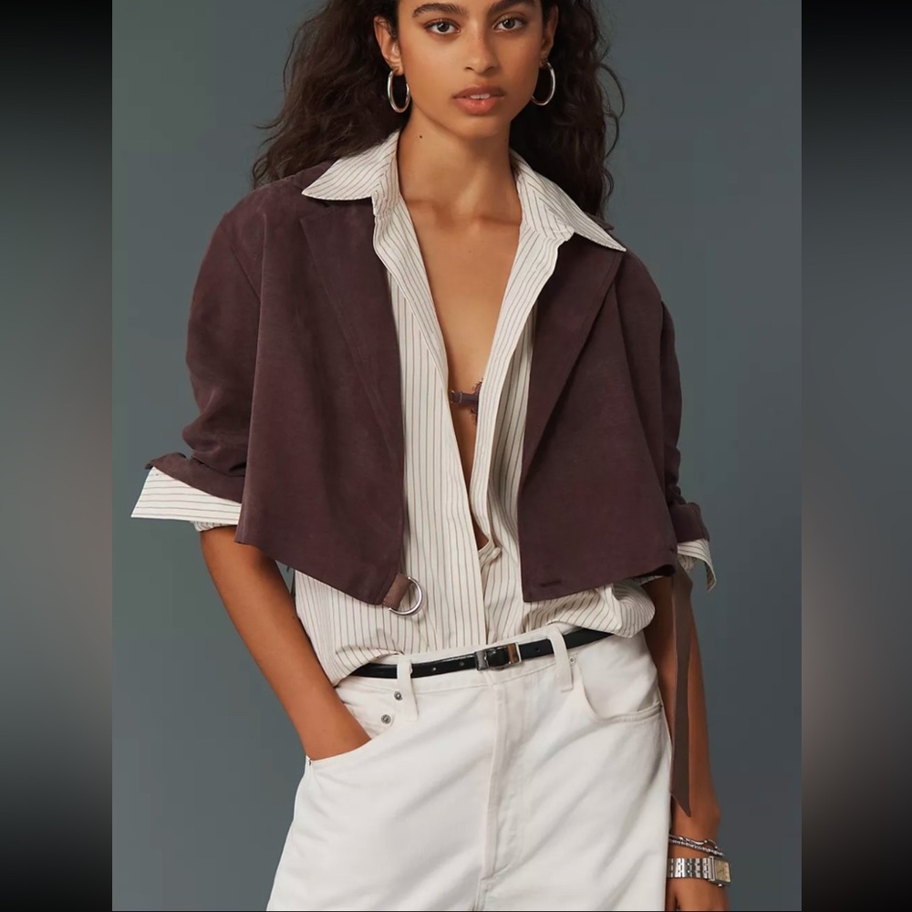 Anthropology Belted Jacket - Picture 4 of 5